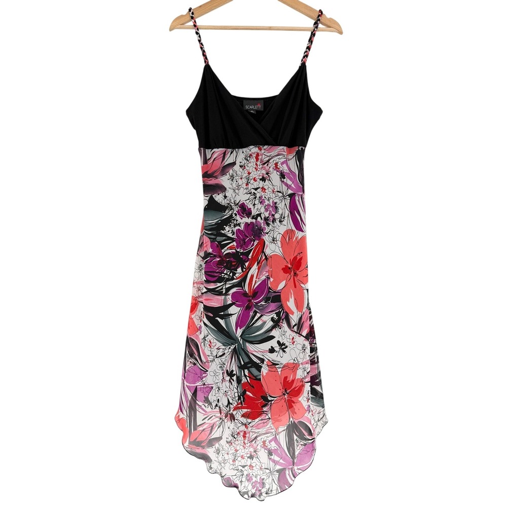 Scarlett Y2K 2000s Babydoll Floral Empire Waist Dress‎ Size 8